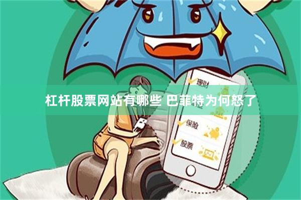 杠杆股票网站有哪些 巴菲特为何怒了
