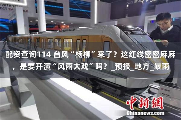 配资查询114 台风“杨柳”来了？这红线密密麻麻，是要开演“风雨大戏”吗？_预报_地方_暴雨